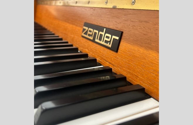 Zender Satin Teak Upright Piano, Used - All Inclusive Premium Package (SN:158260) - Image 9